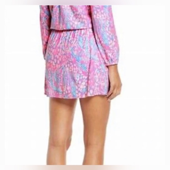 Lilly Pulitzer Lana Skort Romper Pink Sorbet High Altitude - Picture 3 of 12